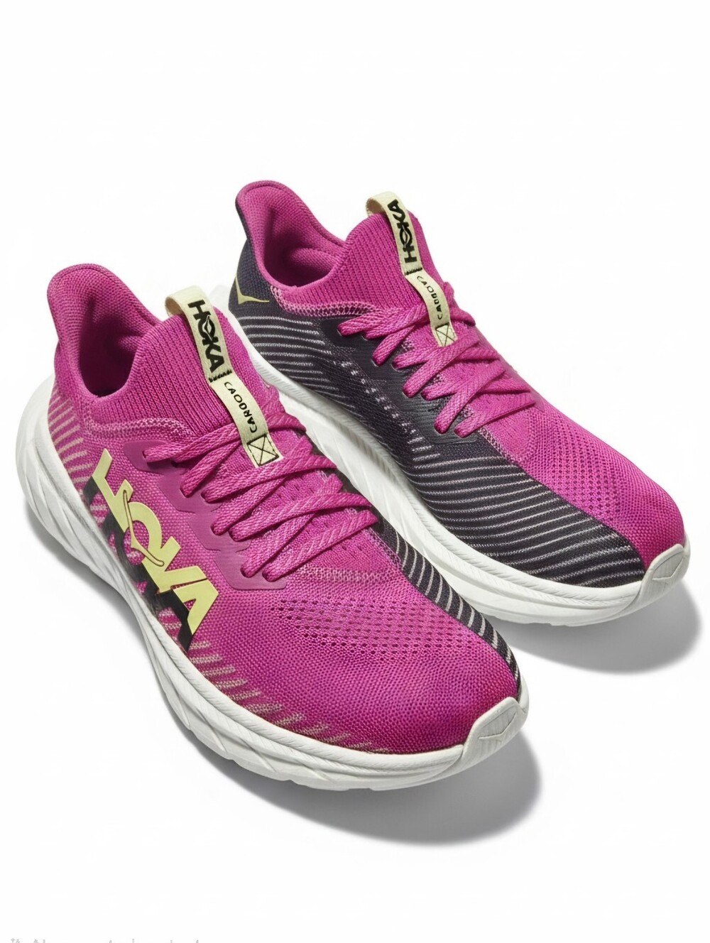 Hoka Women's Pink and Gray Performance Running Shoes